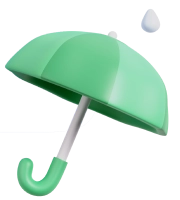 Green umbrella